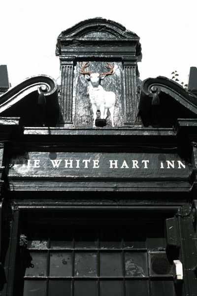 Enseigne du White Hart Inn